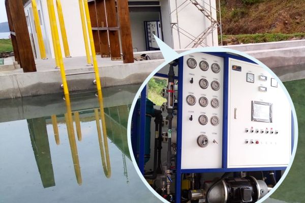 24 CMD海水淡化設備，協助離島居民取得民生用水及飲用水 。